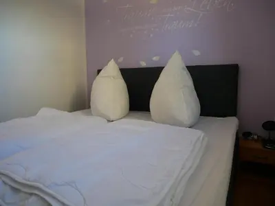 Ein Bett oder Betten in einem Zimmer der Unterkunft Hohegeiß-Braunlage-Apartment 374