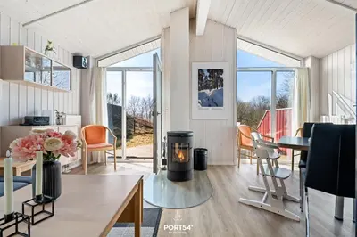 Ein Sitzbereich in der Unterkunft Ferienhaus Panoramablick 18 - Sankt Andreasberg im Harz