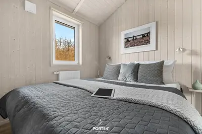 Ein Bett oder Betten in einem Zimmer der Unterkunft Ferienhaus Ruhige Ecke - Sankt Andreasberg im Harz