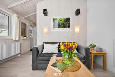 Ein Sitzbereich in der Unterkunft Ferienhaus Harzer Nest - Sankt Andreasberg im Harz