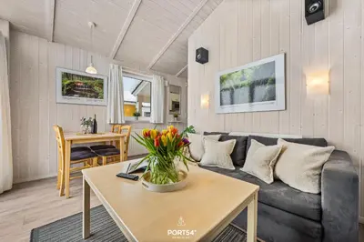 Ein Sitzbereich in der Unterkunft Ferienhaus Brocken - Sankt Andreasberg im Harz