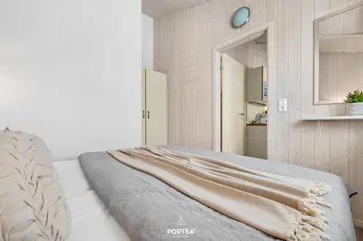 Ein Bett oder Betten in einem Zimmer der Unterkunft Ferienhaus Brocken - Sankt Andreasberg im Harz