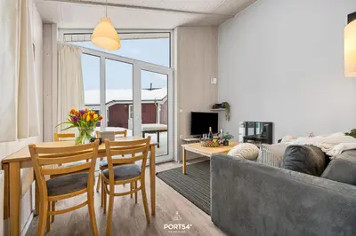 Ein Sitzbereich in der Unterkunft Ferienhaus Wurmberg - Sankt Andreasberg im Harz