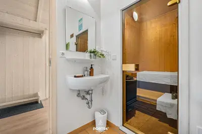 Ein Badezimmer in der Unterkunft Ferienhaus Wurmberg - Sankt Andreasberg im Harz
