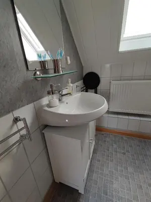 Ein Badezimmer in der Unterkunft Ferienhaus Anna