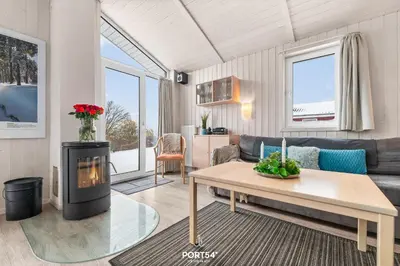 Ein Sitzbereich in der Unterkunft Ferienhaus Sonnenschein - St Andreasberg im Harz
