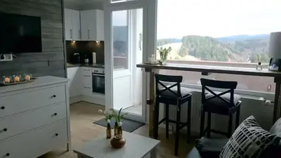 Küche/Küchenzeile in der Unterkunft Basislager Altenau 11 Stock