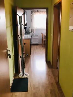 Küche/Küchenzeile in der Unterkunft Ferienwohnung am Harz