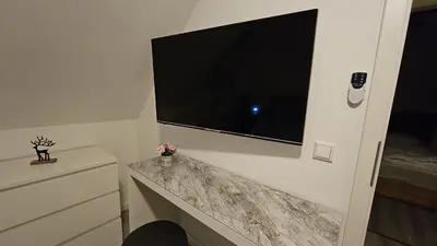 TV/Unterhaltungsangebot in der Unterkunft Haus Ilse Wohnung 10
