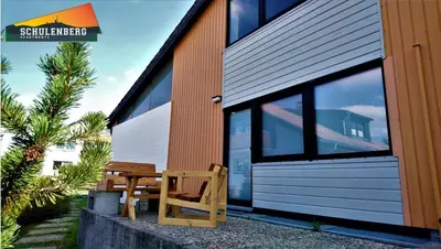 Das Gebäude in dem sich die Ferienwohnung befindet
