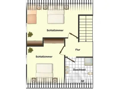 Grundriss der Unterkunft Ferienhaus Christel
