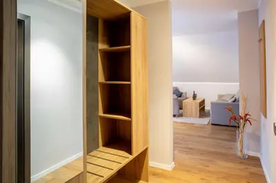 Ein Bett oder Betten in einem Zimmer der Unterkunft Chalet Bergzeit 3