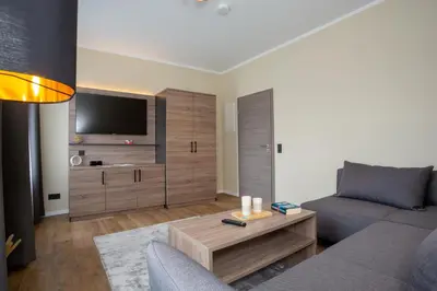 Ein Sitzbereich in der Unterkunft Lieblingsquartier - Wohnung 11