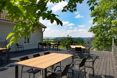 Ein Balkon oder eine Terrasse in der Unterkunft Lieblingsquartier - Wohnung 5