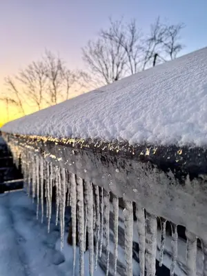 Panoramablick im Winter