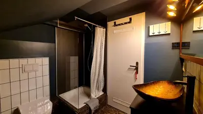 Ein Badezimmer in der Unterkunft ArtHouse Goslar
