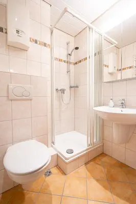 Ein Badezimmer in der Unterkunft Zinnie