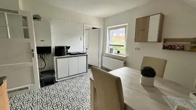 Küche/Küchenzeile in der Unterkunft Ferienwohnung Harzgebirge