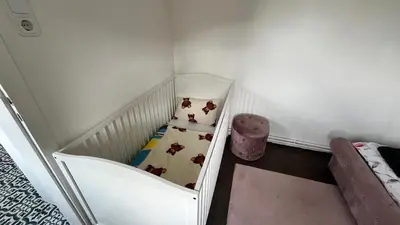 Ein Bett oder Betten in einem Zimmer der Unterkunft Ferienwohnung Harzgebirge