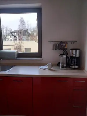 Küche/Küchenzeile in der Unterkunft Suite Rübezahl