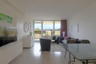 Ein Sitzbereich in der Unterkunft Apartment 412