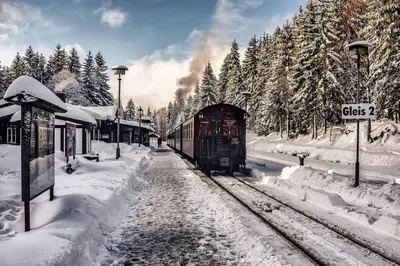 Magische Auszeit im Harz mit Schlossblick im Winter