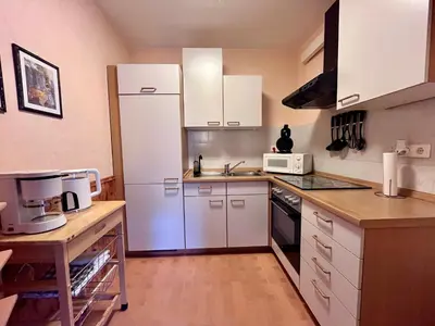 Küche/Küchenzeile in der Unterkunft Bad Harzburg-City Ferienwohnung