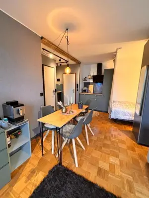 Küche/Küchenzeile in der Unterkunft Brauni City Apartment