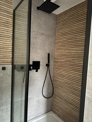 Ein Badezimmer in der Unterkunft Ferienwohnung Domschatz