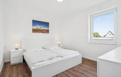 Ein Bett oder Betten in einem Zimmer der Unterkunft Cozy Home In Bad Harzburg With Sauna