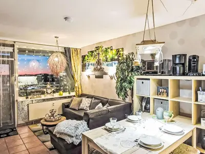 Küche/Küchenzeile in der Unterkunft Apartment Bocksbergperle 3 by Interhome
