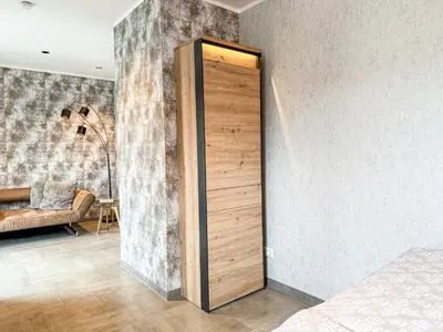 Ein Bett oder Betten in einem Zimmer der Unterkunft WILD&COZY Apartment mit moderner Küche & Terrasse