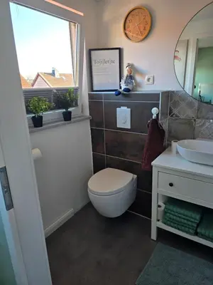 Ein Badezimmer in der Unterkunft Tenneberger Wohnung 2