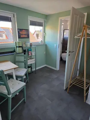 Küche/Küchenzeile in der Unterkunft Tenneberger Wohnung 2