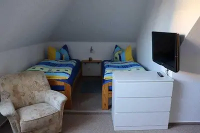 Ein Bett oder Betten in einem Zimmer der Unterkunft Ferienwohnung Haus Matschek