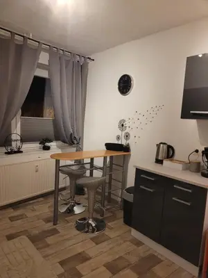 Küche/Küchenzeile in der Unterkunft Ferienwohnung Langenstein