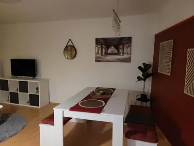 TV/Unterhaltungsangebot in der Unterkunft Ferienwohnung Langenstein