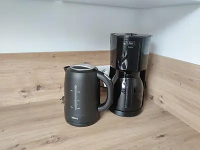 Kaffee-/Teezubehör in der Unterkunft Jesses Harzsuite