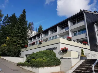 Das Gebäude in dem sich die Ferienwohnung befindet