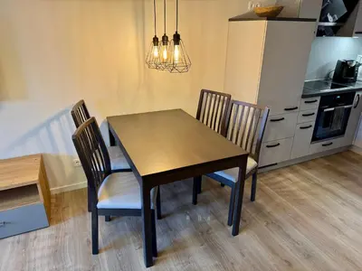 Küche/Küchenzeile in der Unterkunft Gipfelblick Apartment