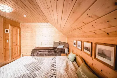 Ein Bett oder Betten in einem Zimmer der Unterkunft Schmuckstück