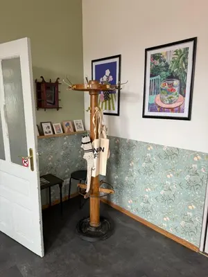 Ein Sitzbereich in der Unterkunft Villa Hermine