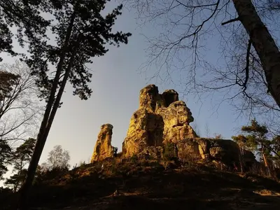 Naturlandschaft in der Nähe des Ferienhauses