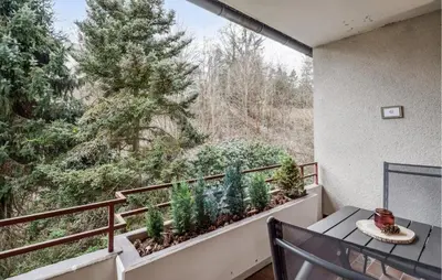 Ein Balkon oder eine Terrasse in der Unterkunft Fewo Ohase - Bad Sachsa
