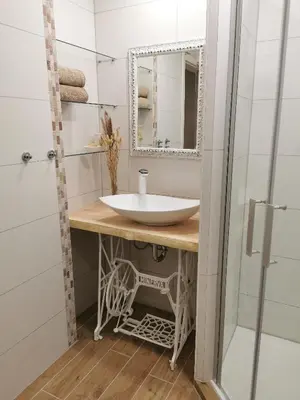 Ein Badezimmer in der Unterkunft Harzer Anneliese