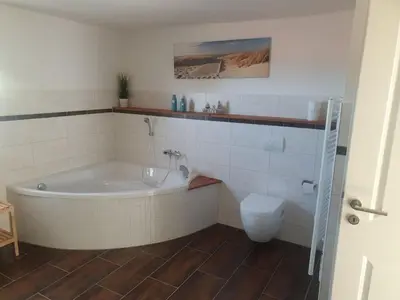 Ein Badezimmer in der Unterkunft Zum Kuckucksnest Comfortable holiday residence