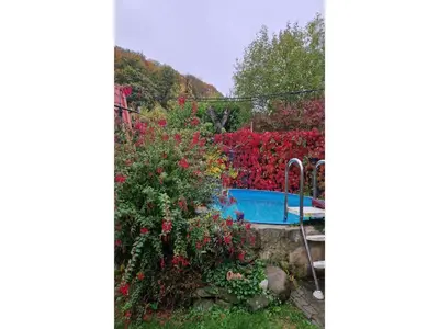 Der Swimmingpool an oder in der Nähe von Gemütliches Ferienhaus mit Pool in Blankenburg