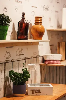 Küche/Küchenzeile in der Unterkunft Ferienwohnung Rose