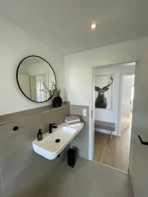 Ein Badezimmer in der Unterkunft Finkennest Bad Harzburg
