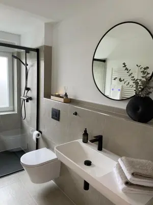 Ein Badezimmer in der Unterkunft Finkennest Bad Harzburg